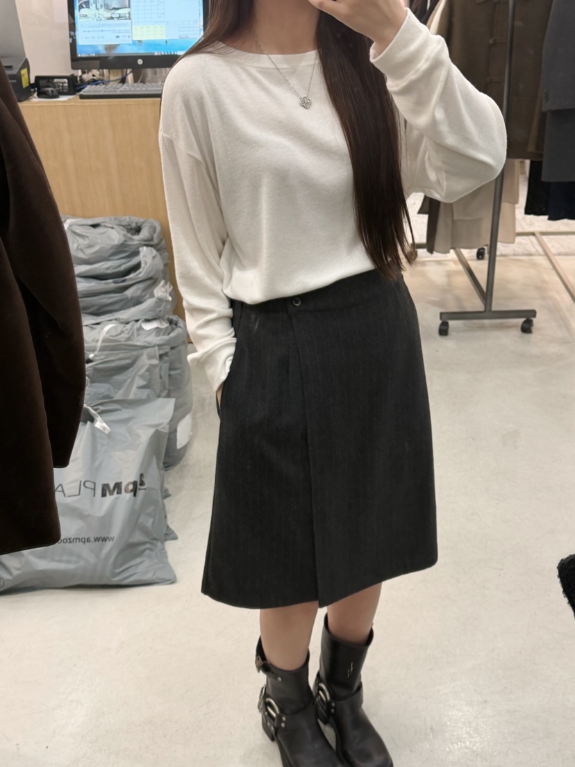 THE EYL東大門實拍女裝新款真品熱賣人氣休閑半身裙中短裙THE EYL半身裙/中短裙