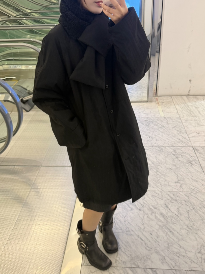THE EYL東大門代購女士新品推薦真品熱賣時尚休閑長款棉服THE EYL長款棉服