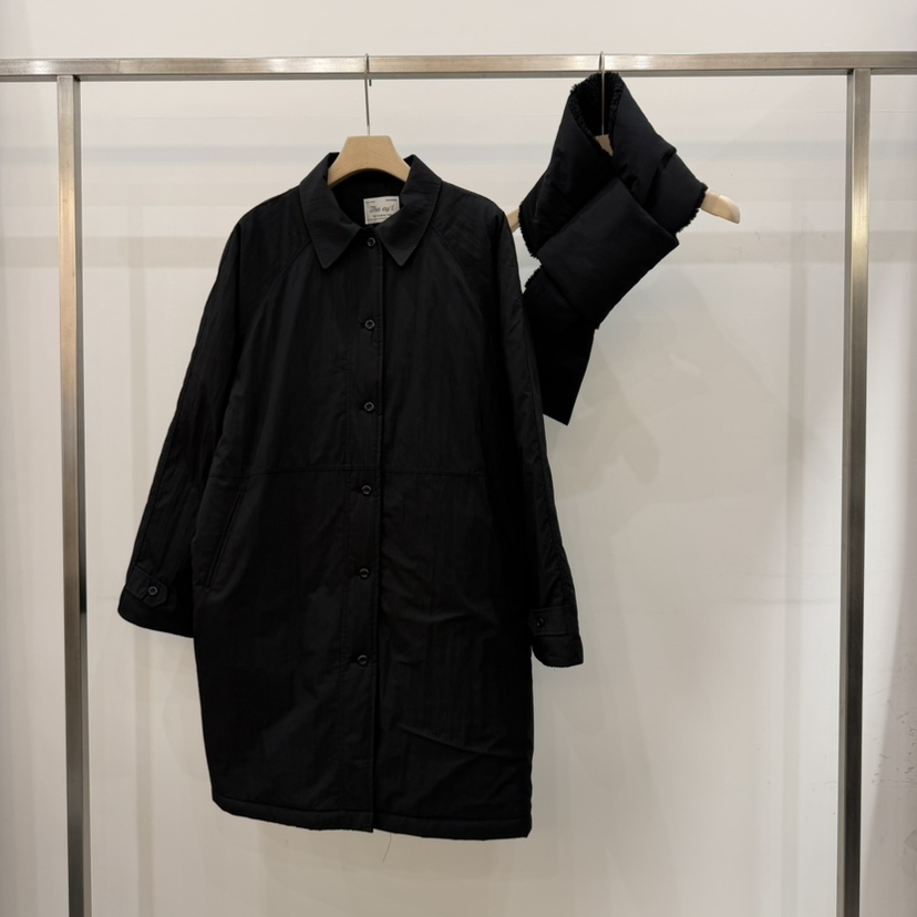 THE EYL東大門代購女士新品推薦真品熱賣時尚休閑長款棉服THE EYL長款棉服圖色2