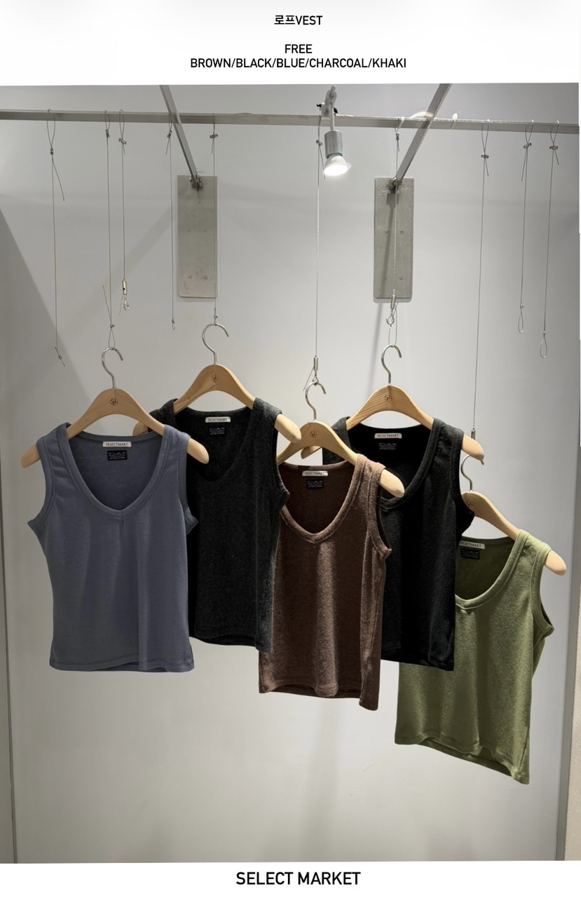 SELECT MARKET東大門直郵女裝新款推薦人氣真品吊帶背心SELECT MARKET吊帶/背心