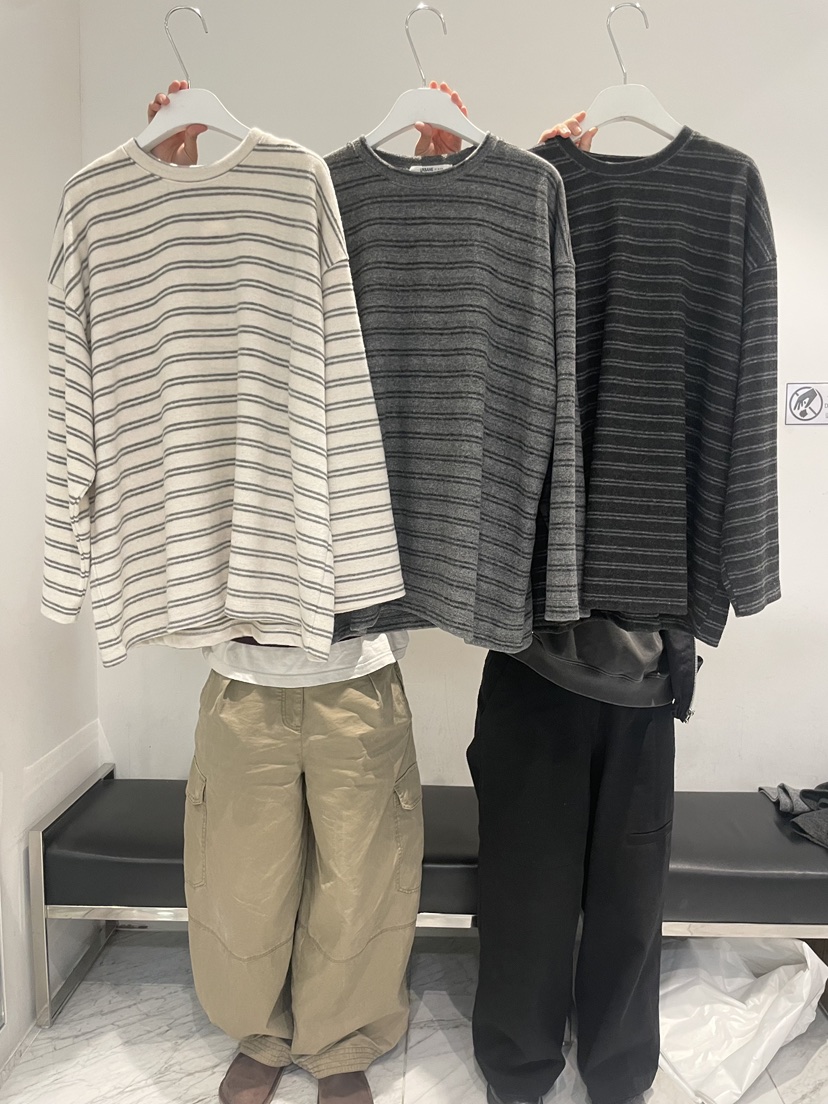 URBANE cloth韓國直郵女士新款推薦人氣時尚長袖T恤加絨URBANE cloth長袖T恤