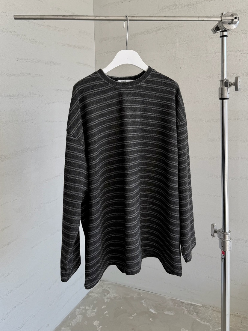 URBANE cloth韓國直郵女士新款推薦人氣時尚長袖T恤加絨URBANE cloth長袖T恤圖色5