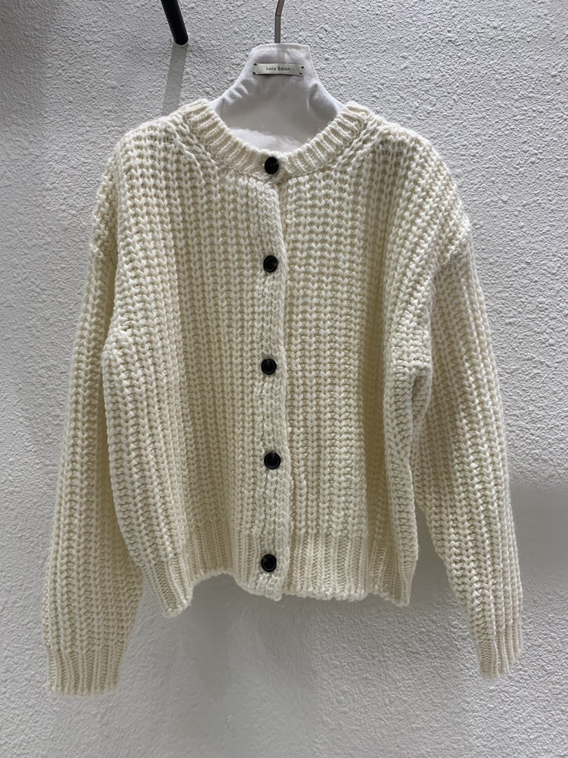 LUCY SALON東大門代購女裝新品真品時尚熱賣推薦毛衣開襟LUCY SALON毛衣圖色1