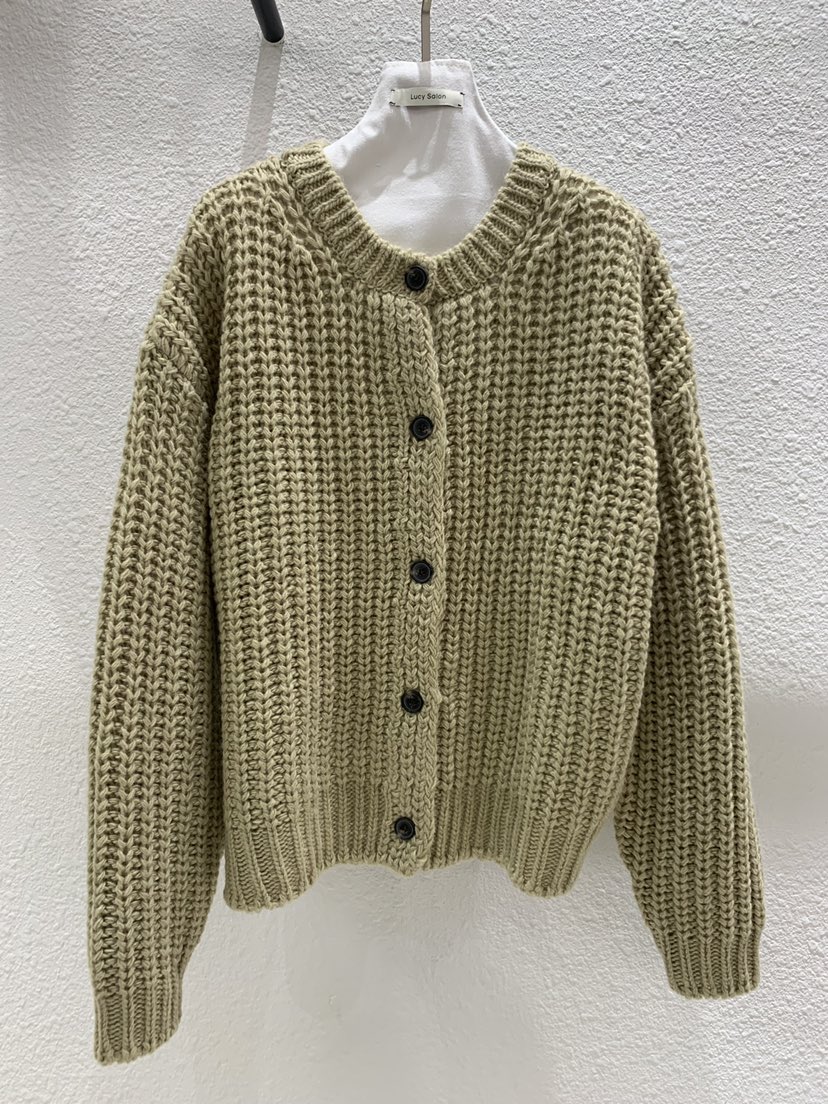 LUCY SALON東大門代購女裝新品真品時尚熱賣推薦毛衣開襟LUCY SALON毛衣圖色2