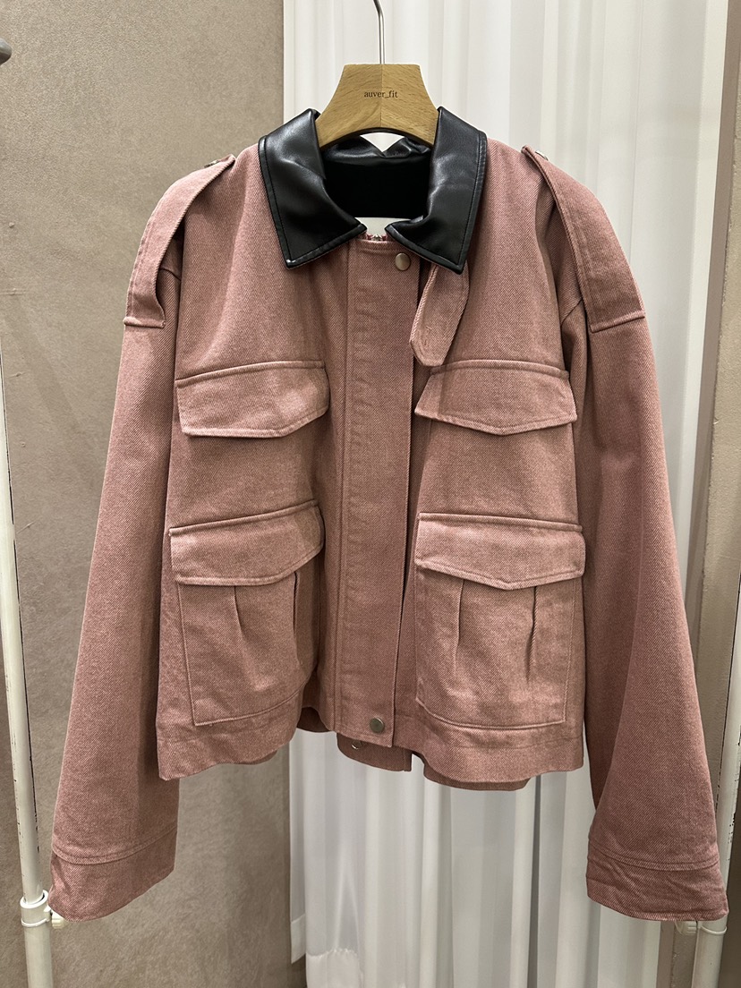 AUVERFIT東大門實拍女士新品推薦休閑熱賣時尚真品夾克復古AUVERFIT夾克圖色3