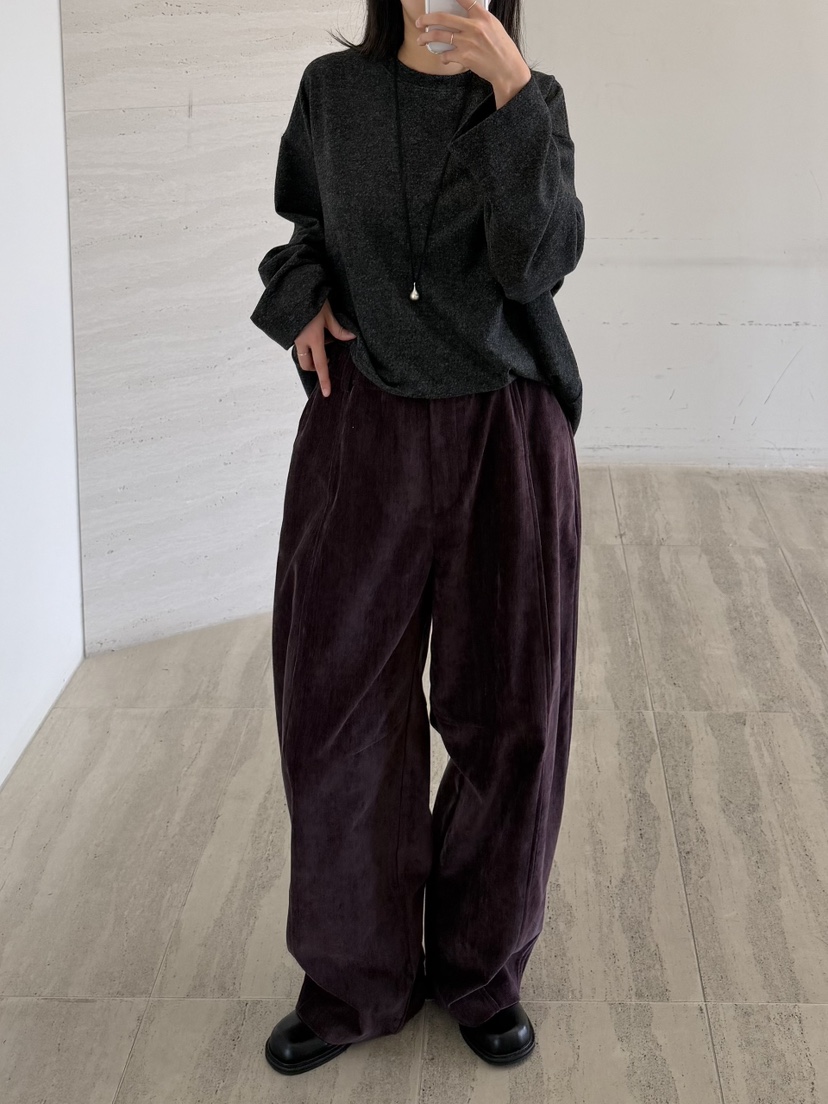 URBANE cloth東大門直郵女裝新品真品休閑時尚休閑褲加絨URBANE cloth休閑褲
