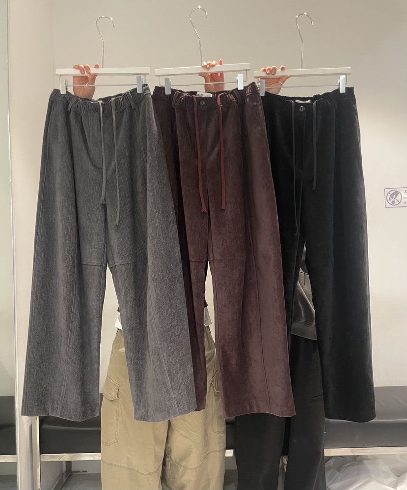 URBANE cloth東大門直郵女裝新品真品休閑時尚休閑褲加絨URBANE cloth休閑褲
