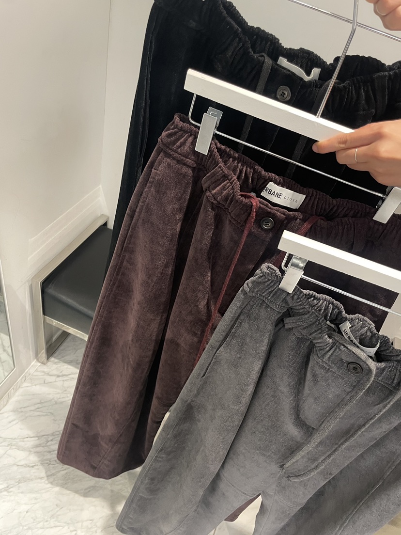URBANE cloth東大門直郵女裝新品真品休閑時尚休閑褲加絨URBANE cloth休閑褲