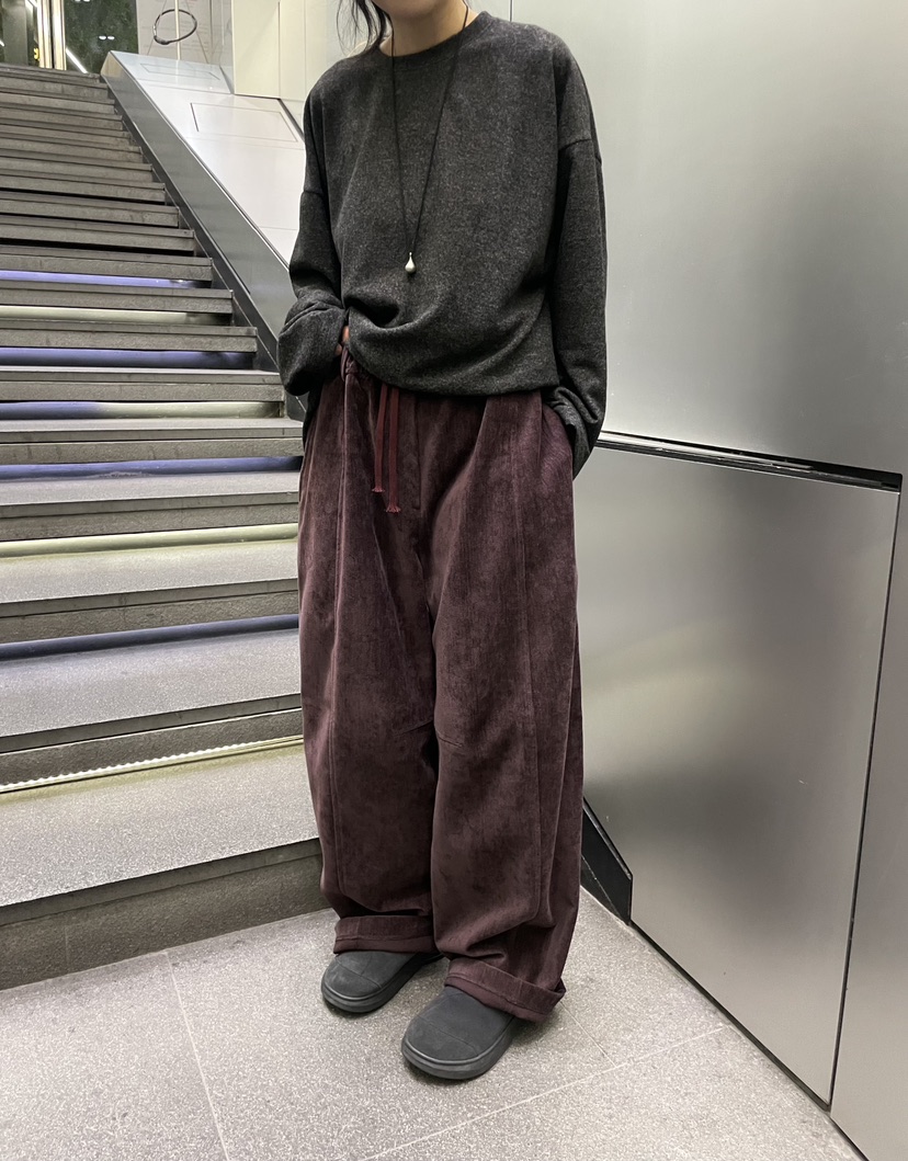 URBANE cloth東大門直郵女裝新品真品休閑時尚休閑褲加絨URBANE cloth休閑褲