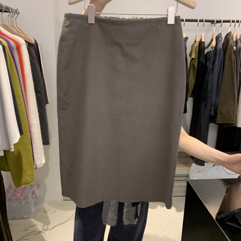 PLATE韓國代購女士新品人氣熱賣時尚休閑真品半身裙中短裙ANOTHER PLATE MOOD WEAR半身裙/中短裙圖色1棕色