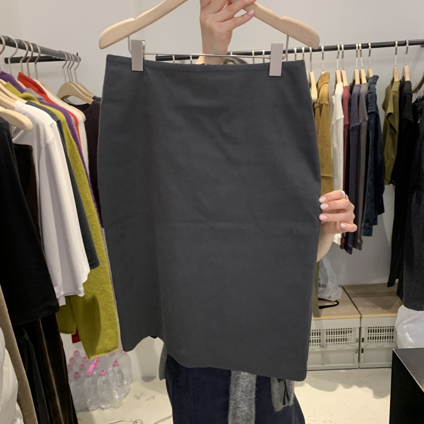 PLATE韓國代購女士新品人氣熱賣時尚休閑真品半身裙中短裙ANOTHER PLATE MOOD WEAR半身裙/中短裙圖色2墨