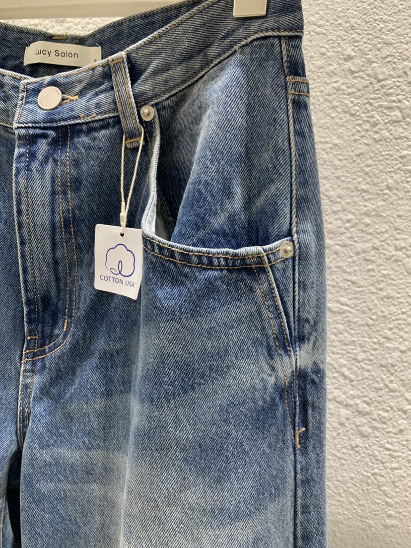 LUCY SALON韓國代購女士新品推薦人氣熱賣時尚休閑牛仔褲LUCY SALON牛仔褲