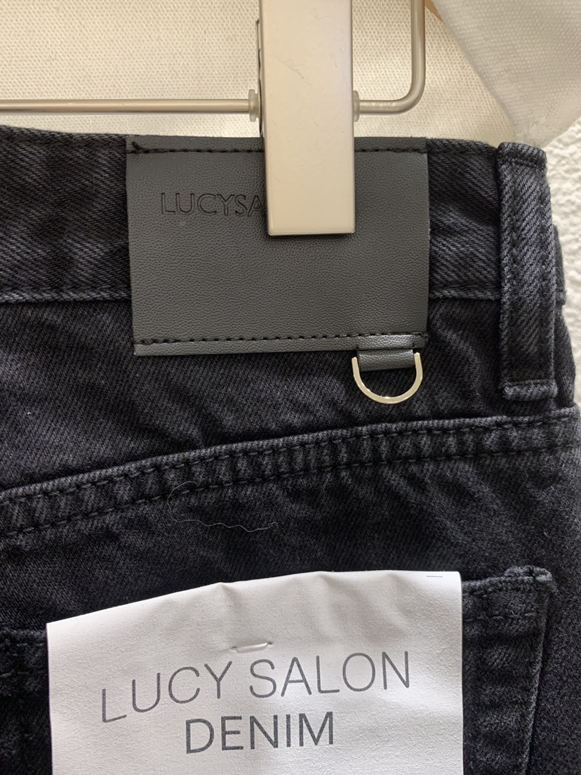 LUCY SALON東大門代購女士新款人氣時尚休閑褲喇叭褲黑色LUCY SALON休閑褲