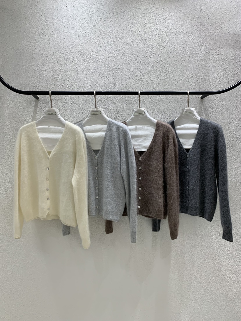 LUCY SALON東大門直郵女裝新品推薦時尚開衫V領羊絨開衫LUCY SALON開衫