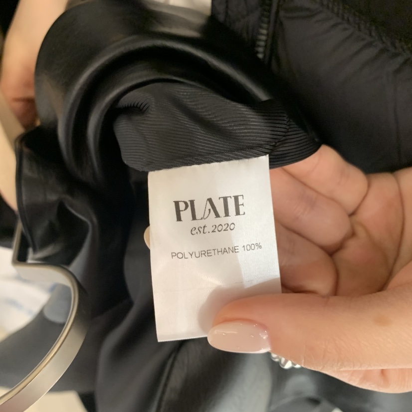 PLATE韓國代購女裝新品熱賣時尚休閑推薦真品人氣皮衣皮革ANOTHER PLATE MOOD WEAR皮衣