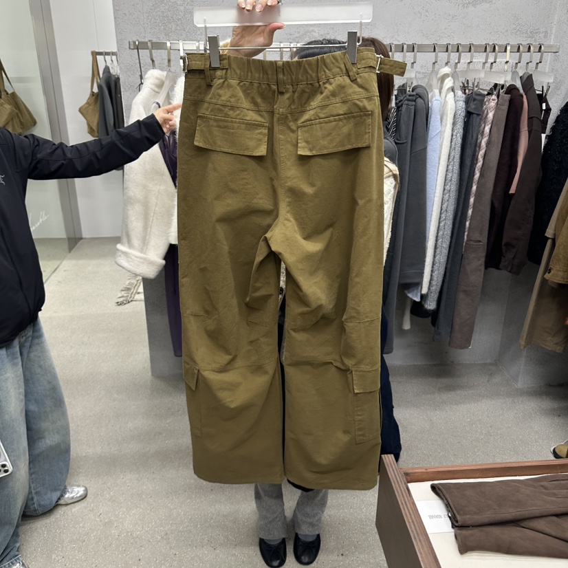 WEARABLE-L東大門直郵女裝新品熱賣真品休閑褲不含腰帶口袋WEARABLE休閑褲