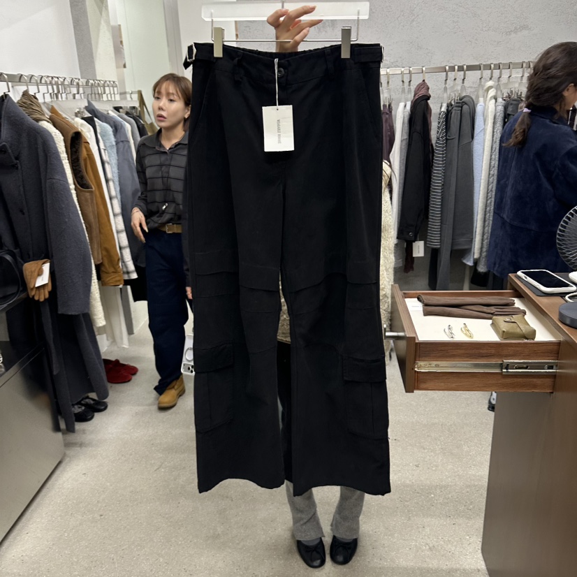 WEARABLE-L東大門直郵女裝新品熱賣真品休閑褲不含腰帶口袋WEARABLE休閑褲圖色3