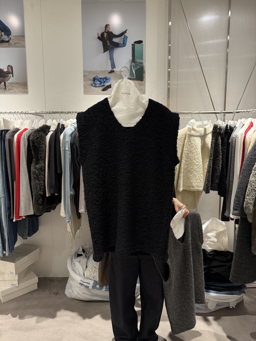 TEMPTING東大門代購女裝新品休閑真品時尚推薦吊帶背心羊駝TEMPTING吊帶/背心圖色3