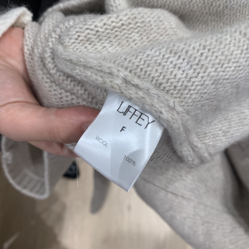LIFFEY東大門代購女士新款推薦時尚人氣休閑開衫口袋插肩LIFFEY開衫