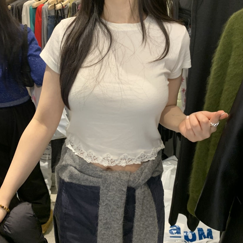 PLATE東大門實拍女裝新款時尚休閑推薦熱賣真品人氣T恤ANOTHER PLATE MOOD WEART恤圖色4