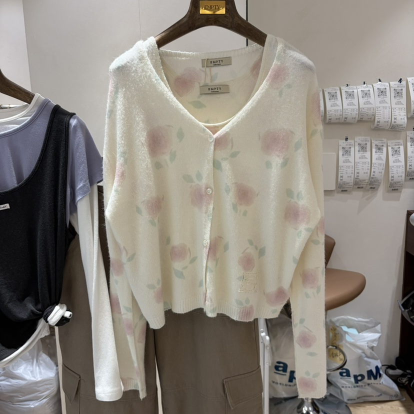 EMPTY東大門實拍女士新品休閑真品時尚人氣熱賣推薦套裝EMPTY套裝圖色2粉花