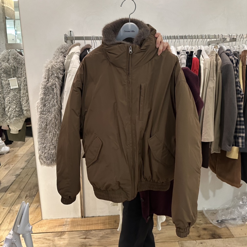 CREAM VILLA東大門直郵女裝新款推薦短款羽絨服折疊鴨絨CREAM VILLA短款羽絨服圖色2