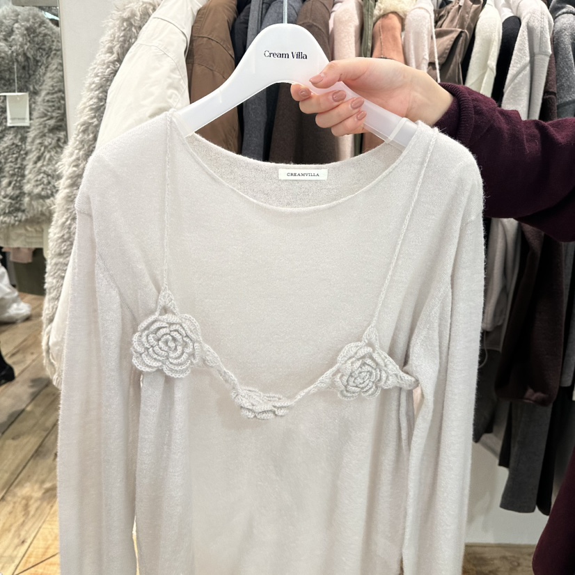 CREAM VILLA韓國直郵女裝新品推薦吊帶背心CREAM VILLA吊帶/背心圖色2灰色