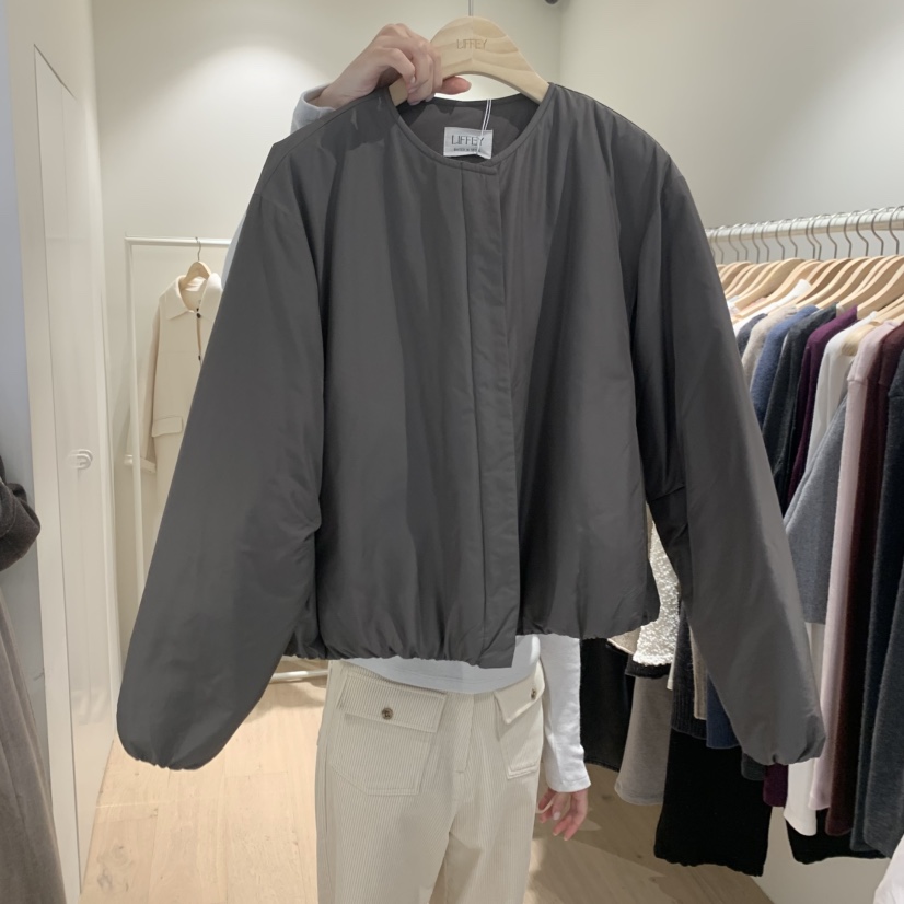 LIFFEY東大門實拍女裝新品熱賣休閑真品時尚夾克加厚短款LIFFEY夾克圖色2