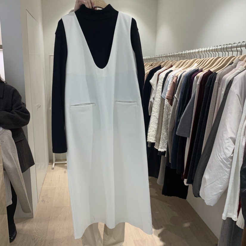 LIFFEY東大門實拍女士新品真品休閑熱賣連衣裙不含內搭V領LIFFEY連衣裙圖色2