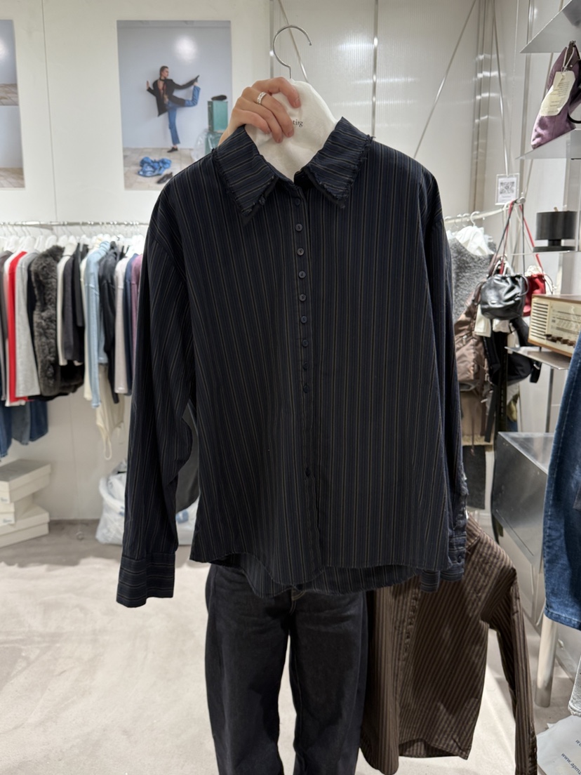 TEMPTING東大門代購女士新品時尚休閑推薦真品襯衫蕾絲衫TEMPTING襯衫/蕾絲衫圖色1深藍色