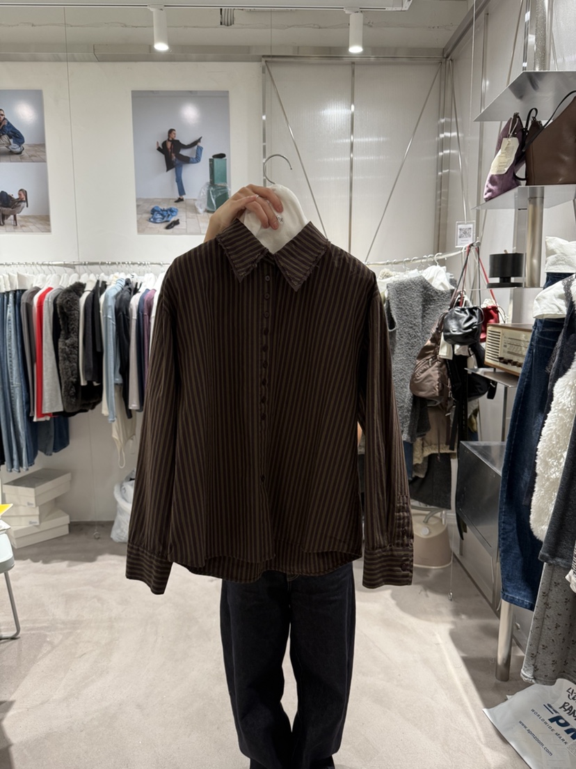 TEMPTING東大門代購女士新品時尚休閑推薦真品襯衫蕾絲衫TEMPTING襯衫/蕾絲衫圖色2棕色
