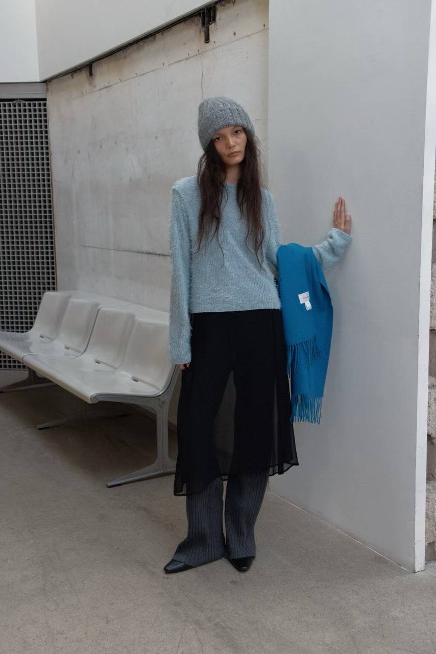 WEARABLE-L東大門代購女士新款時尚推薦人氣針織衫兩面穿WEARABLE針織衫