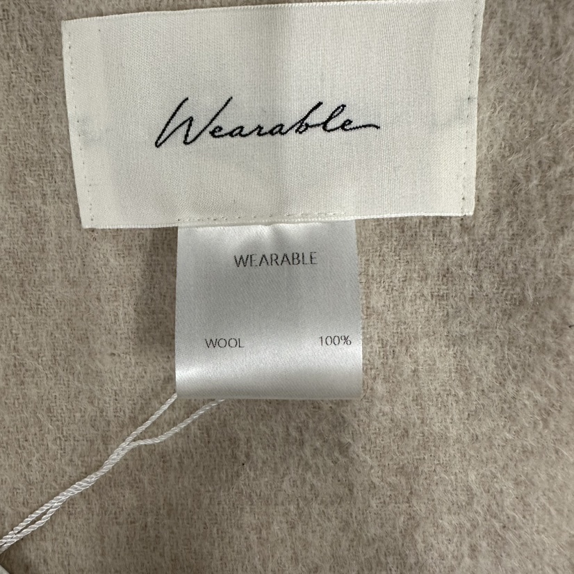 WEARABLE-L韓國代購女裝新品真品休閑推薦圍巾披肩羊毛圍巾WEARABLE圍巾/披肩