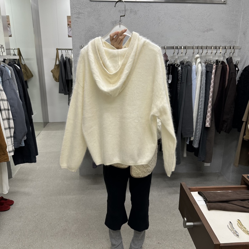 WEARABLE-L韓國直郵女士新品真品推薦人氣毛衣連帽衫羊絨WEARABLE毛衣