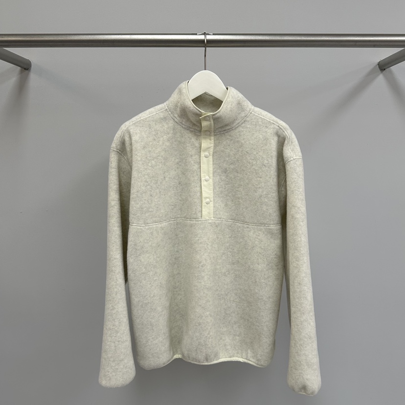 WATER/RIVER東大門代購女裝新品人氣真品熱賣衛衣按扣撞色WATER/RIVER衛衣圖色1