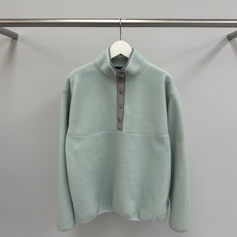 WATER/RIVER東大門代購女裝新品人氣真品熱賣衛衣按扣撞色WATER/RIVER衛衣圖色2