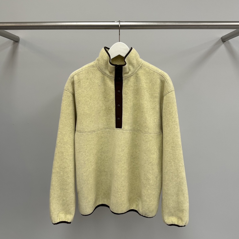 WATER/RIVER東大門代購女裝新品人氣真品熱賣衛衣按扣撞色WATER/RIVER衛衣圖色3