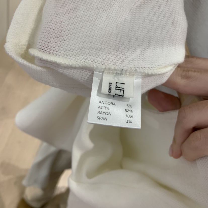 LIFFEY東大門實拍女士新款時尚熱賣真品長袖T恤安哥拉船領LIFFEY長袖T恤