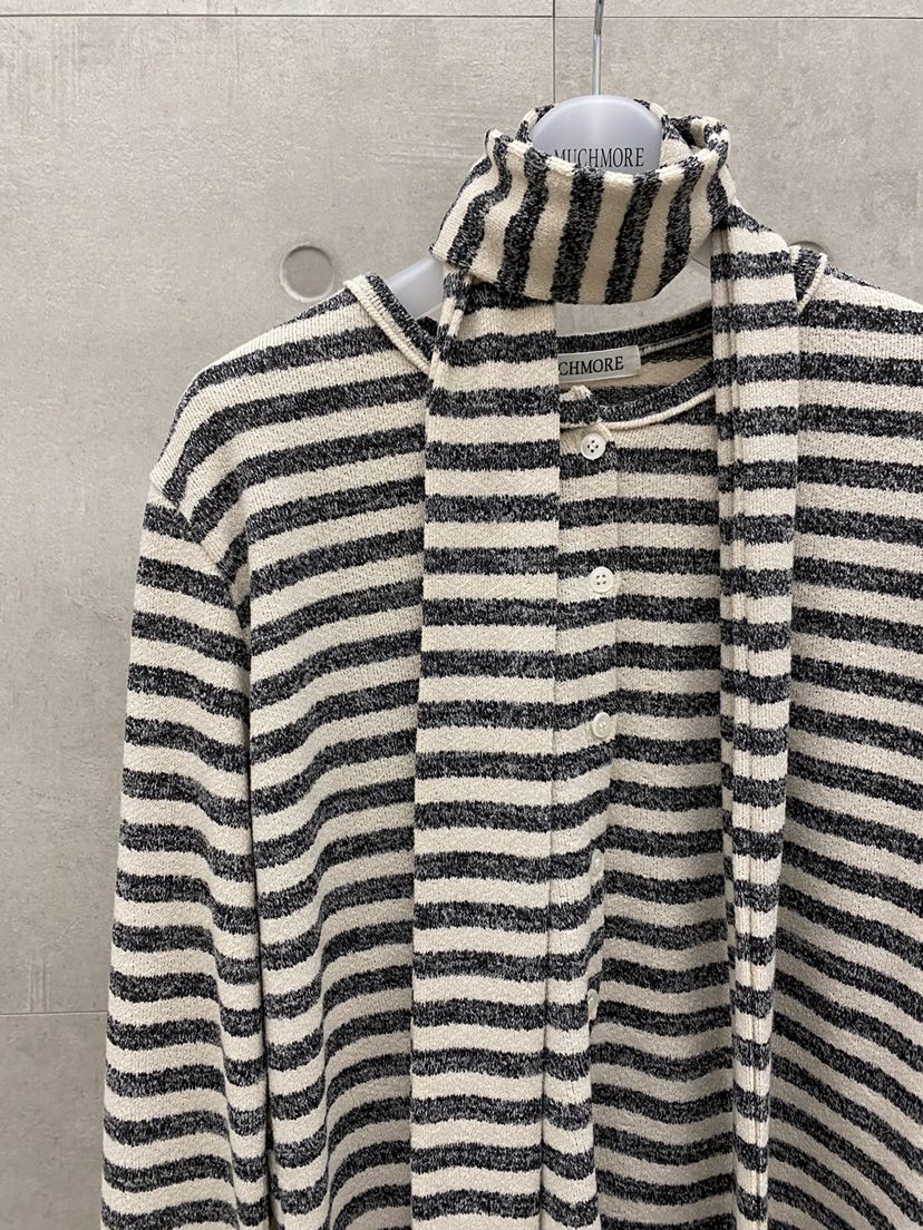 MUCH MORE/JACKPOT東大門直郵女裝新品職業長袖T恤含脖帶圍巾MUCH MORE/JACKPOT長袖T恤