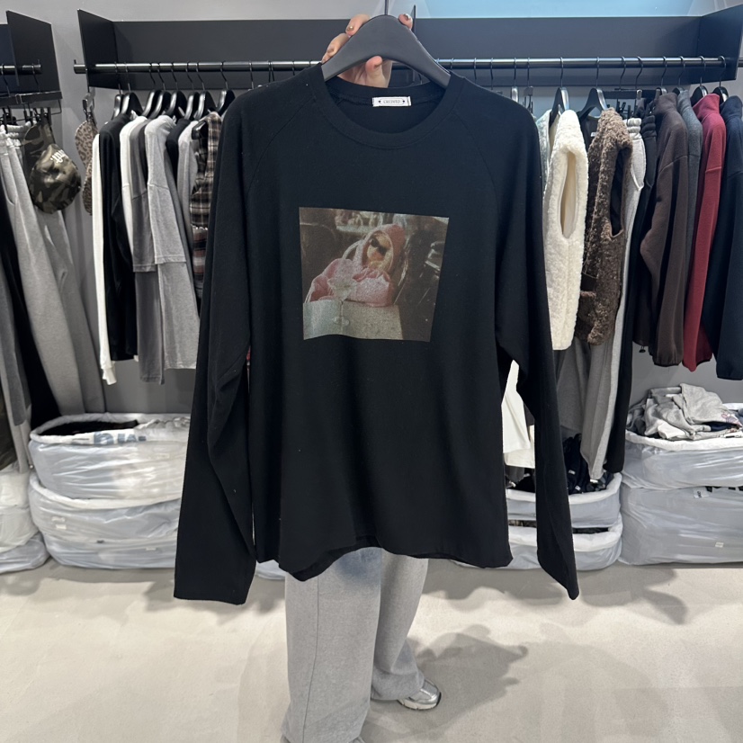 CIDO東大門代購女裝新品時尚人氣真品推薦休閑熱賣長袖T恤Cido長袖T恤圖色3
