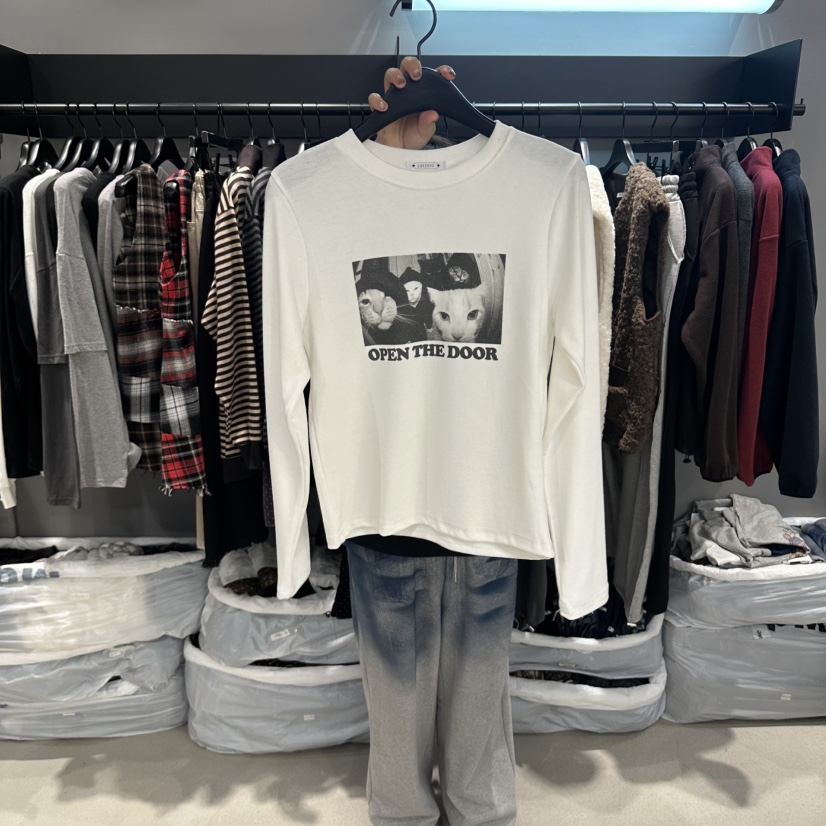 CIDO韓國代購女士新品真品熱賣人氣時尚推薦休閑職業長袖T恤Cido長袖T恤圖色1