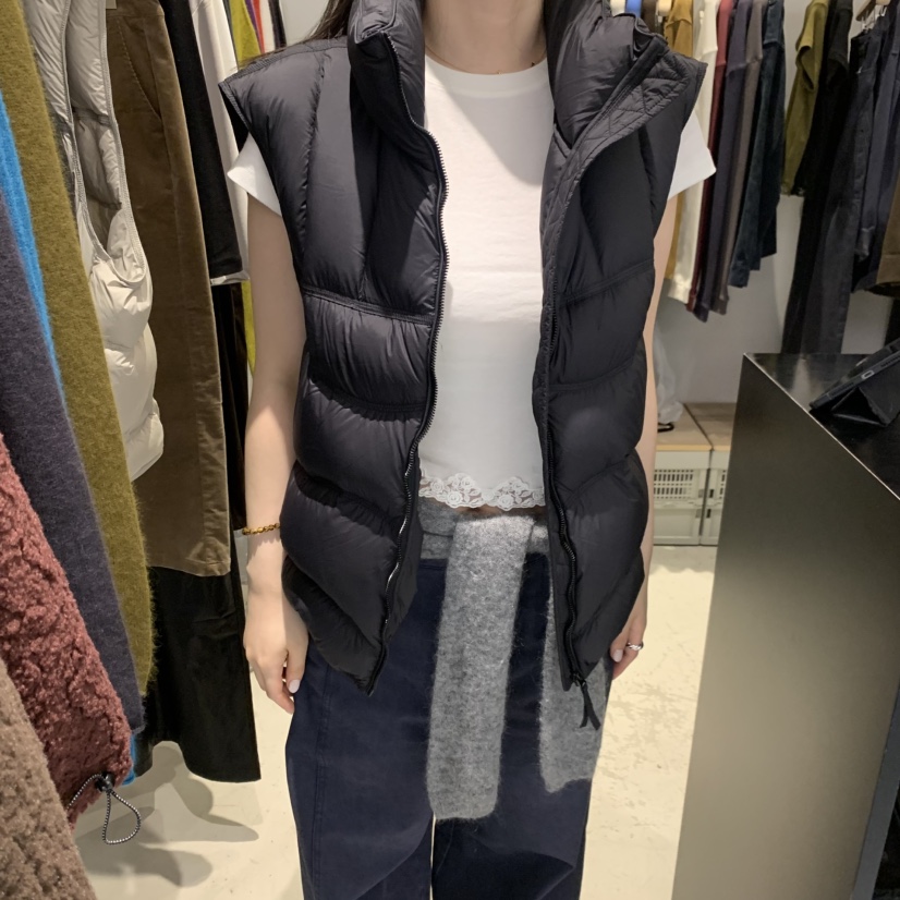 PLATE東大門實拍女士新品推薦真品人氣休閑時尚馬甲羽絨鴨絨ANOTHER PLATE MOOD WEAR馬甲圖色2