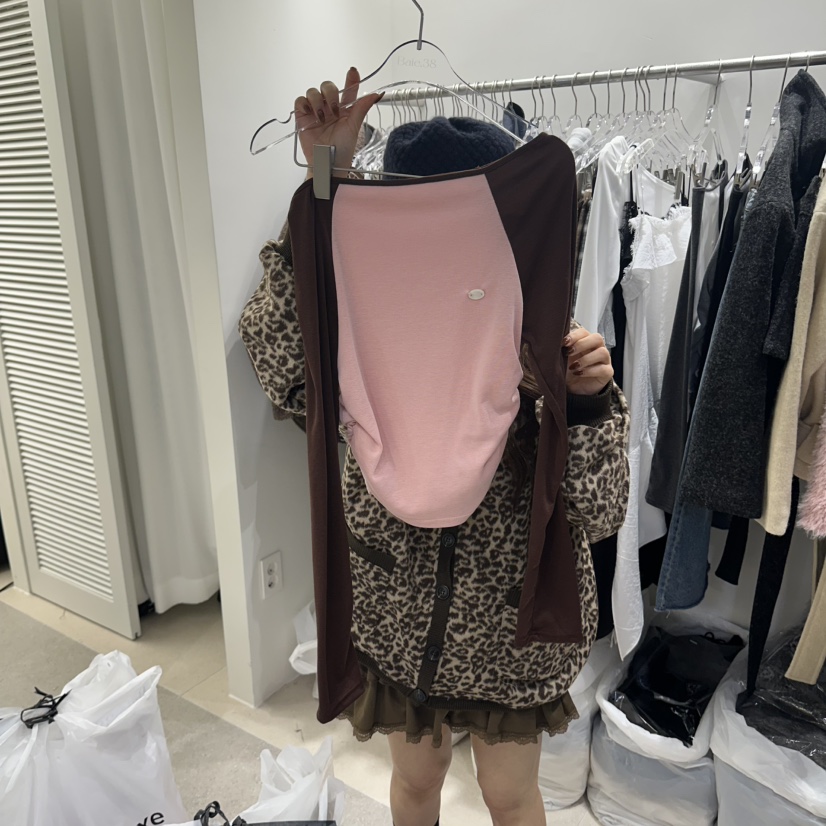 BAIE.38東大門代購女士新品休閑熱賣時尚真品長袖T恤插肩袖BAIE.38長袖T恤圖色4