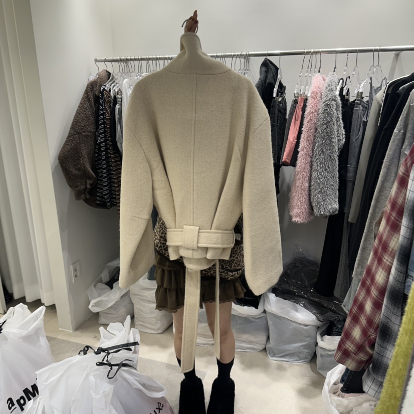 BAIE.38韓國直郵女士新品熱賣休閑時尚真品人氣短款大衣BAIE.38短款大衣