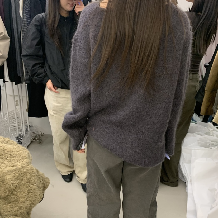 PADO東大門實拍女士新款人氣休閑推薦熱賣針織衫馬海毛寬松PADO針織衫