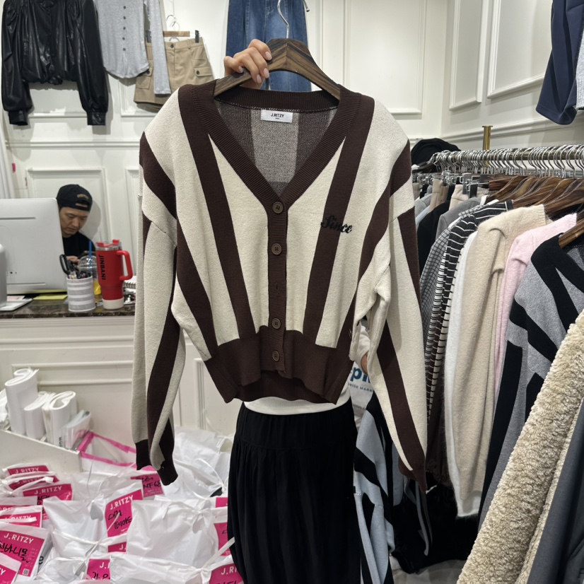 J.RITZY東大門實拍女士新品時尚休閑熱賣人氣真品推薦開衫J.RITZY開衫