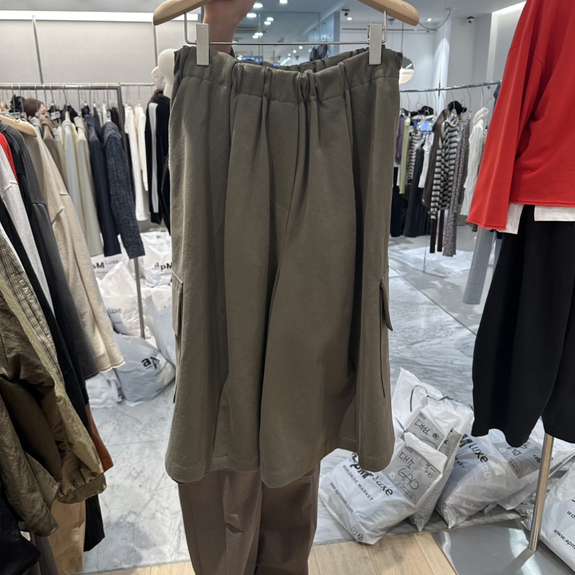 REVE-L東大門直郵女裝新品推薦真品人氣時尚休閑短褲口袋REVE-L短褲圖色4綠色