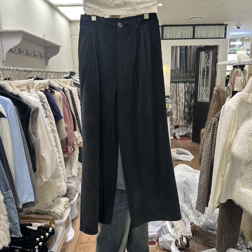 BY FLOW東大門實拍女裝新品推薦真品休閑人氣時尚休閑褲BY FLOW休閑褲圖色2