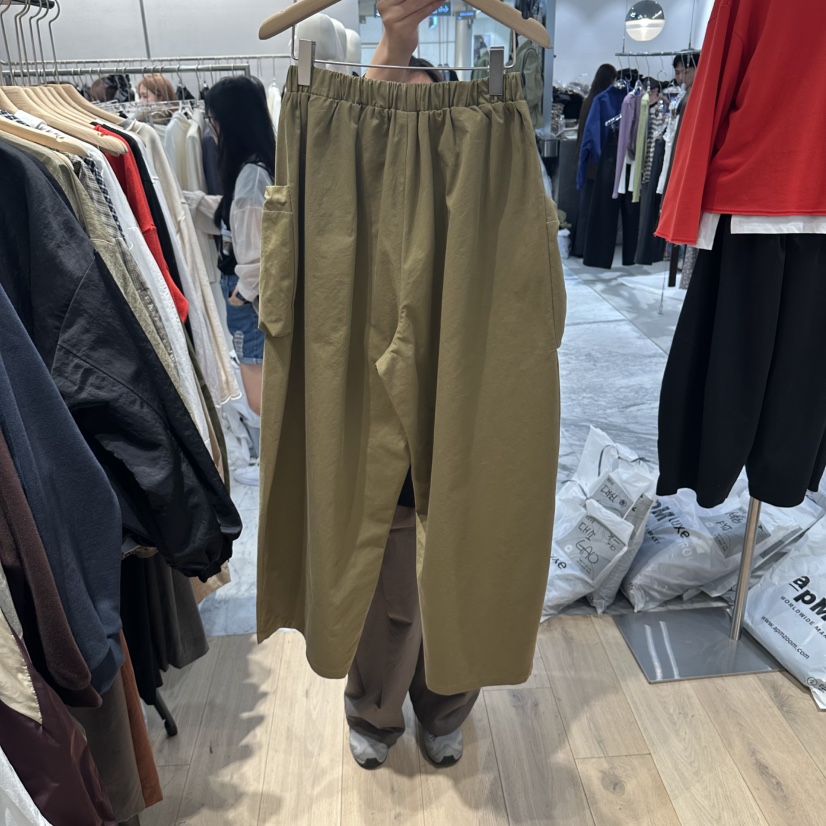 REVE-L韓國直郵女士新品真品休閑推薦熱賣人氣休閑褲口袋REVE-L休閑褲