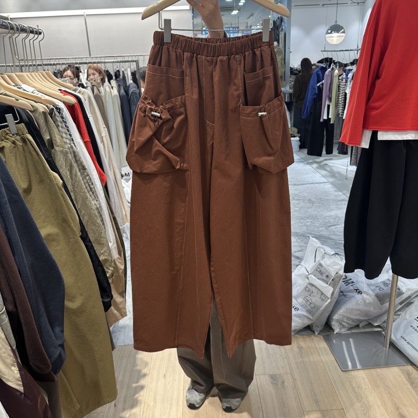 REVE-L韓國直郵女士新品真品休閑推薦熱賣人氣休閑褲口袋REVE-L休閑褲圖色2